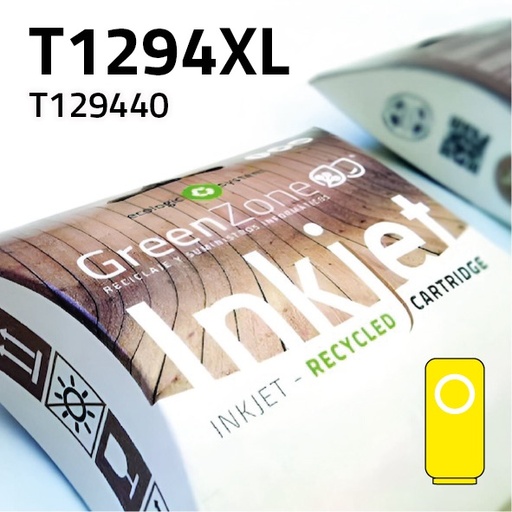 [GECT1294XY] Green Zone para Epson T129440XL Amarillo (16 ml)