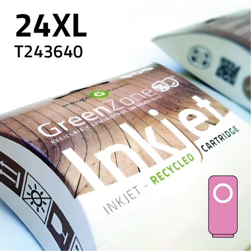 [GECT2436XLM] Green Zone para Epson T243640 (24XL) Light Magenta (10 ml)