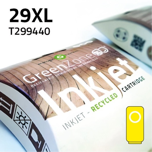 [GECT2994XY] Green Zone para Epson T299440 (29XL) Amarillo (9,6 ml) .
