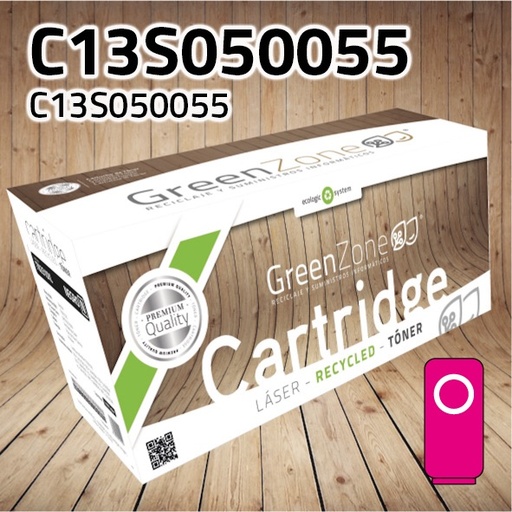 [GET0555M] Green Zone para Epson C13S050055 Kit Toner Magenta (2.700 Copias)
