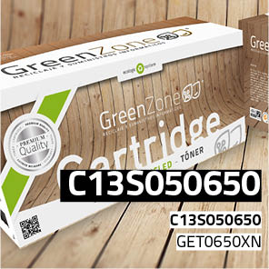[GET0650XN] Green Zone para Epson C13S050650 Negro (2.000 Copias)
