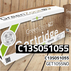 [GET1055NO] Green Zone para Epson C13S051055 / 1710400-002 Kit Tambor Negro (20.000 Copias)