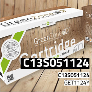 [GET1124Y] Green Zone para Epson C13S051124 Kit Toner Amarillo (9.000 Copias)