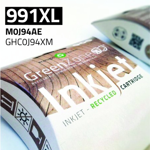 [GHC0J94XM] Green Zone para HP M0J94AE (991XL) Magenta (16.000 Copias) Tinta pigmentada