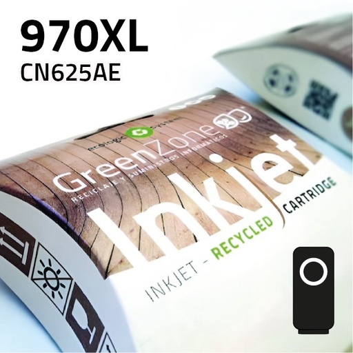 [GHCN625XN] Green Zone para HP CN625AE (970XL) Negro (140 ml)
