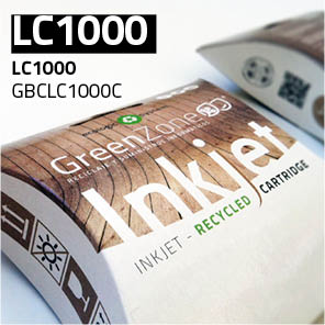 [GBCLC1000C] Green Zone para Brother LC970 / LC1000 Cian (20 ml)