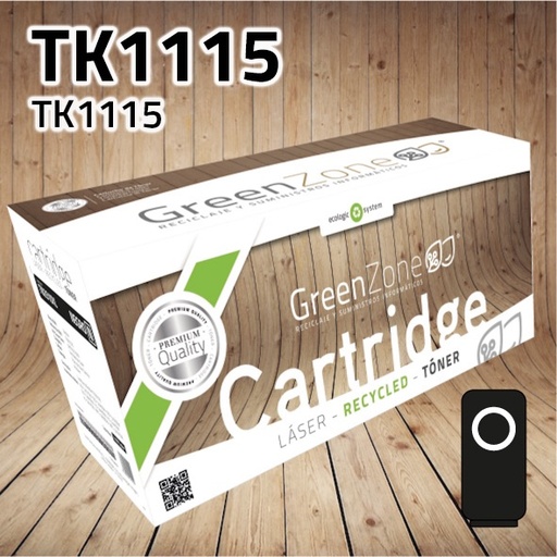 [GKT1115N] Green Zone para Kyocera TK1115 Negro (1.600 Copias)