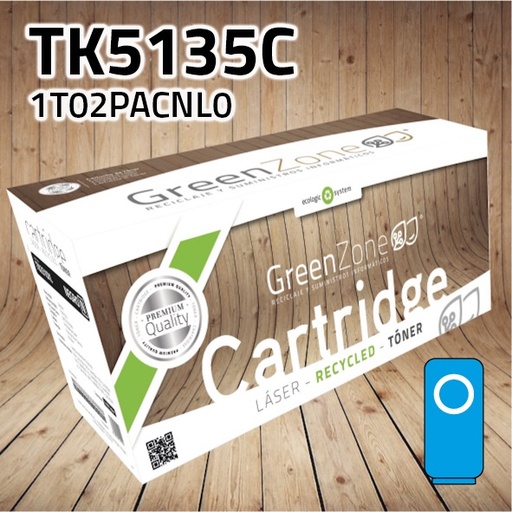 [GKT5135C] Green Zone para Kyocera TK5135C Kit Toner Cian (5.000 Copias)