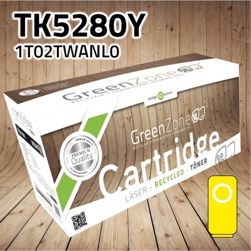 [GKT5280Y] Green Zone para Kyocera TK5280Y Kit Toner Amarillo (11.000 Copias)