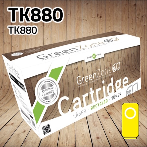 [GKT880Y] Green Zone para Kyocera TK880 Kit Toner Amarillo (18.000 Copias)