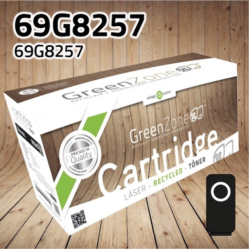 [GLT8257NO] Green Zone para Lexmark 69G8257 Kit Tambor Negro (20.000 Copias)