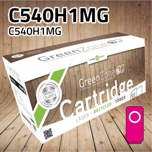 [GLTC540M] Green Zone para Lexmark C540H1MG Kit Toner Magenta (2.000 Copias)