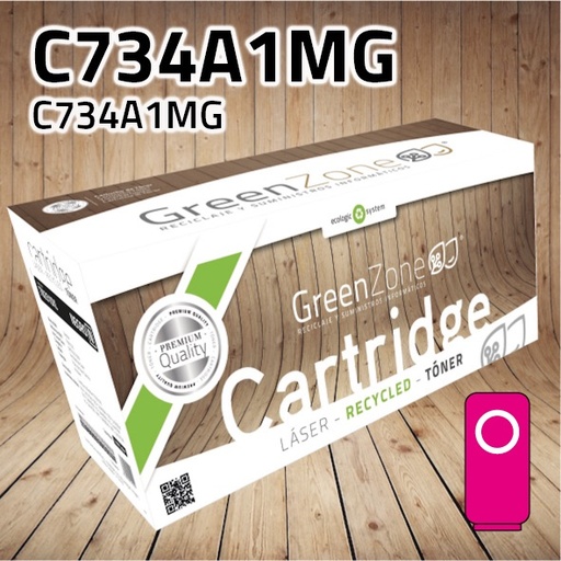 [GLTC734M] Green Zone para Lexmark C734A1MG Kit Toner Magenta (6.000 Copias)