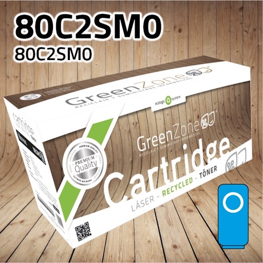 [GLTCX310M] Green Zone para Lexmark 80C2SM0 Kit Toner Magenta (2.000 Copias)