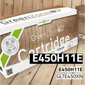 [GLTE450XN] Green Zone para Lexmark E450H11E / E352H21E Kit Toner Negro (11.000 Copias)