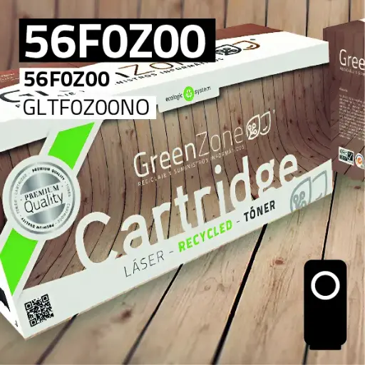 [GLTF0Z00NO] Green Zone para Lexmark 56F0Z00 Kit Tambor Negro (60.000 Copias)