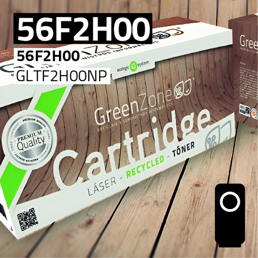 [GLTF2H00NP] Green Zone para Lexmark 56F2H00 Kit toner Negro (15.000 Copias) Polimerizado