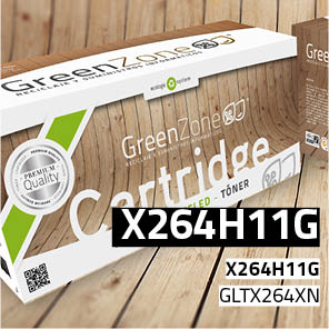 [GLTX264XN] Green Zone para Lexmark X264H11G Kit Toner Negro (9.000 Copias)