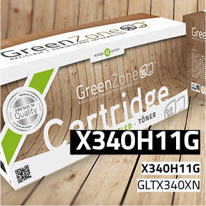 [GLTX340XN] Green Zone para Lexmark X340H11G Kit Toner Negro (6.000 Copias)