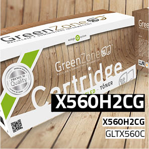 [GLTX560C] Green Zone para Lexmark X560H2CG Kit Toner Cian (10.000 Copias)