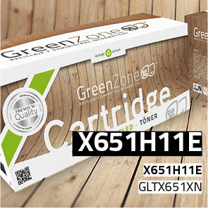 [GLTX651XN] Green Zone para Lexmark X651H11E Negro (25.000 Copias)