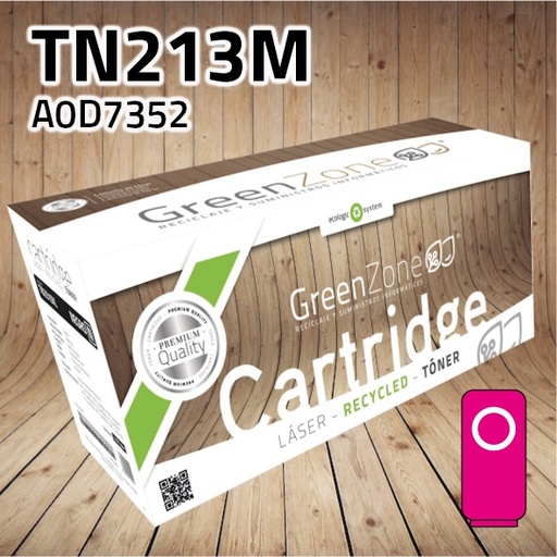 [GMTN213M] Green Zone para Konica Minolta A0D7352 (TN213M) Kit Toner Magenta (19.000 Copias) Polimerizado