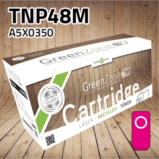 [GMTNP48M] Green Zone para Konica Minolta TNP48M (A5X0350) Kit Toner Magenta (10.000 Copias)