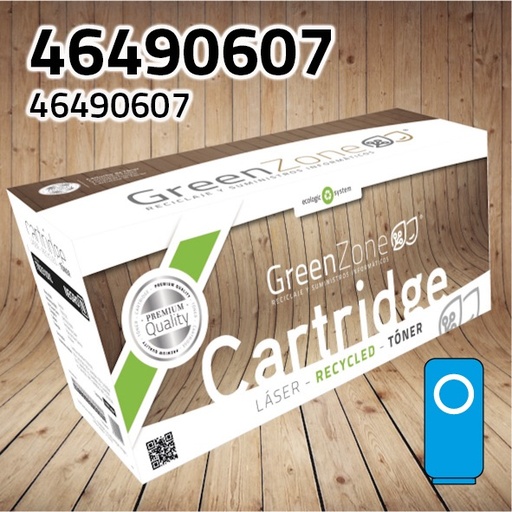 [GOT0607C] Green Zone para Oki 46490607 Cian (6.000 Copias)