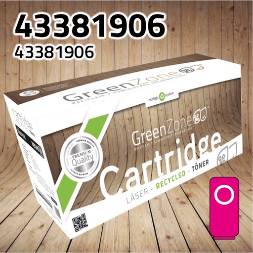 [GOT1906M] Green Zone para Oki 43381906 Kit Toner Magenta (2.000 Copias)