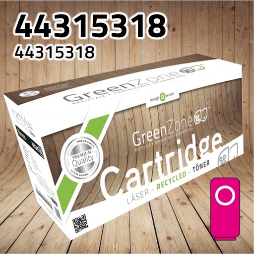 [GOT5318M] Green Zone para Oki 44315318 Kit Toner Magenta (6.000 Copias)