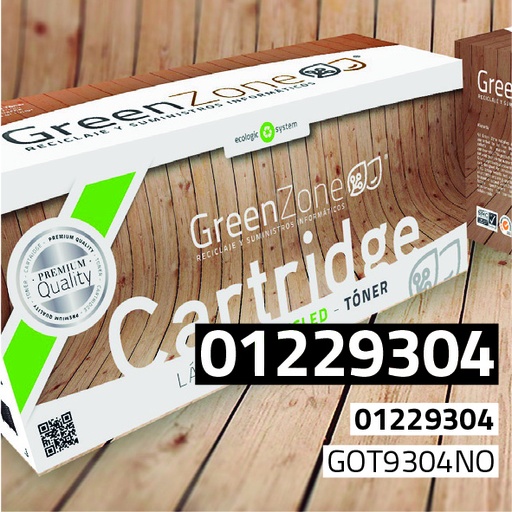 [GOT9304NO] Green Zone para Oki 01229304 Kit Tambor Negro (20.000 Copias)