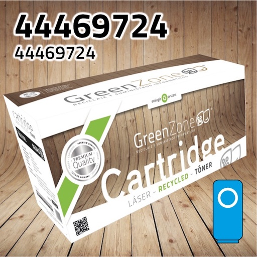 [GOT9724C] Green Zone para Oki 44469724 Kit Toner Cian (5.000 Copias)