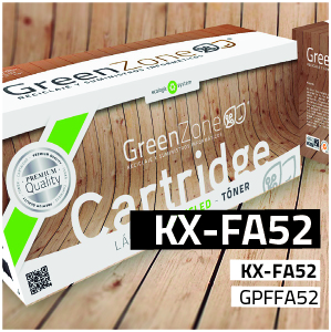 [GPFFA52] Green Zone para Panasonic KX-FA52 Negro (2 Rolls)
