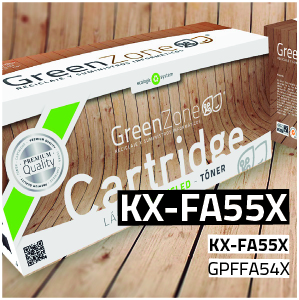 [GPFFA54X] Green Zone para Panasonic KX-FA54X Negro (2 Rolls)