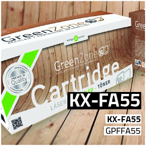 [GPFFA55] Green Zone para Panasonic KX-FA55 Negro (2 Rolls)