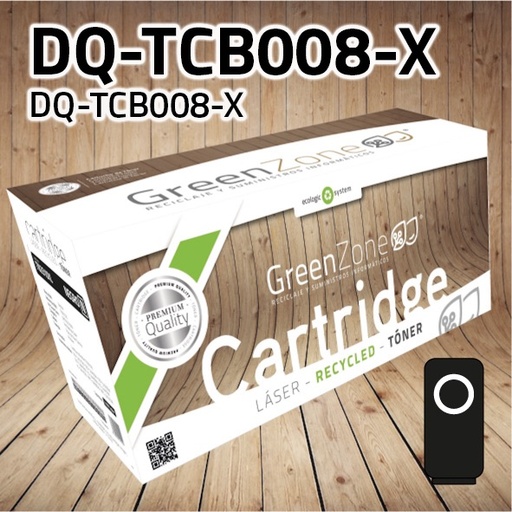 [GPTB008N] Green Zone para Panasonic DQ-TCB008-X Negro (8.000 Copias)