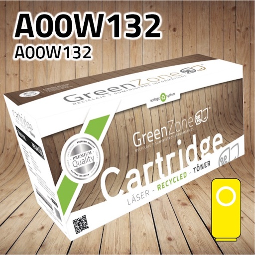 [GQT2400Y] Green Zone para Konica Minolta A00W132 Kit Toner Amarillo (4.500 Copias)