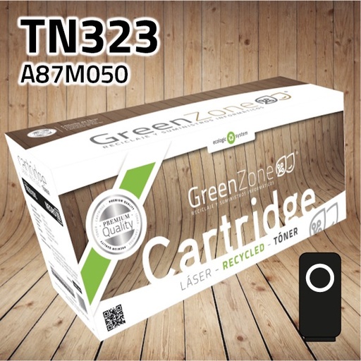 [GQT87M0N] Green Zone para Konica Minolta A87M050 (TN323) Kit Toner Negro (23.000 Copias)