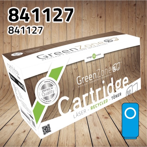 [GRT1127C] Green Zone para Ricoh 841127 Kit Toner Cian (15.000 Copias) Polimerizado