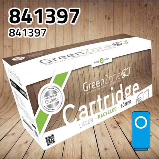 [GRT1397C] Green Zone para Ricoh 841397 (DT75C) Kit Toner Cian (21.600 Copias)