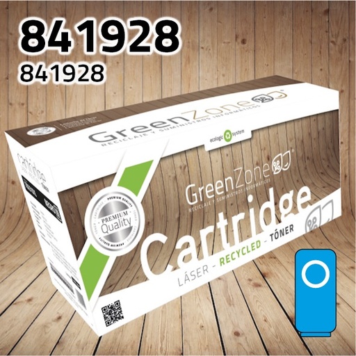 [GRT1928C] Green Zone para Ricoh 841928 Kit Toner Cian (9.500 Copias) Polimerizado