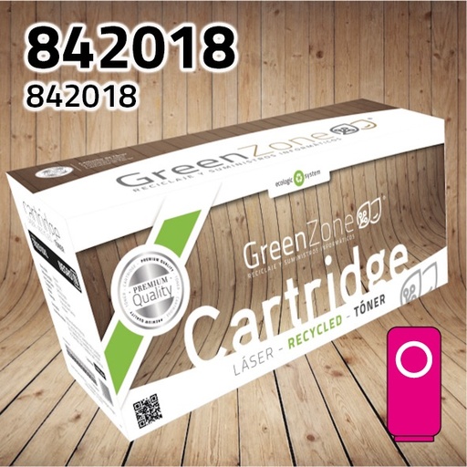 [GRT2018M] Green Zone para Ricoh 842018 Kit Toner Magenta (18.000 Copias) Polimerizado