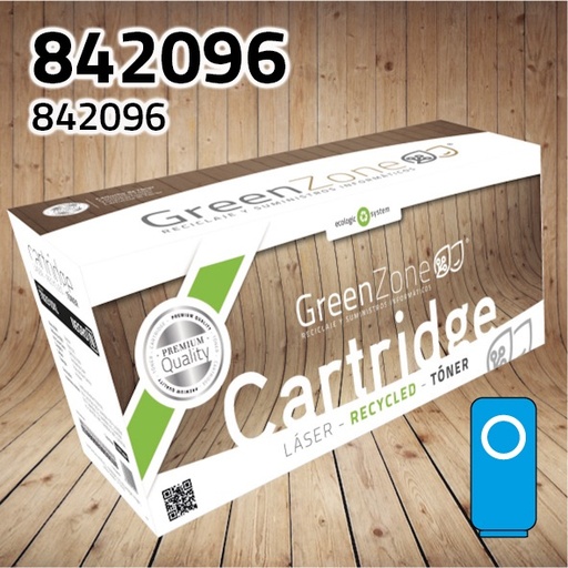 [GRT2096C] Green Zone para Ricoh 842096 Kit Toner Cian (6.000 Copias)