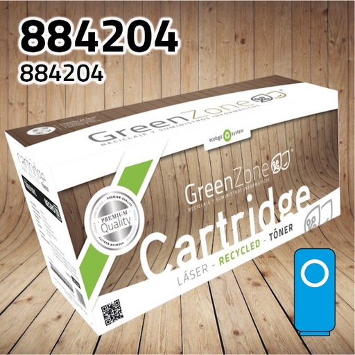 [GRT4204C] Green Zone para Ricoh 884204 Kit Toner Cian (15.000 Copias)