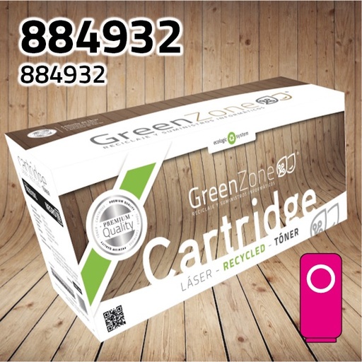 [GRT4932M] Green Zone para Ricoh 884932 Magenta (17.000 Copias) Polimerizado