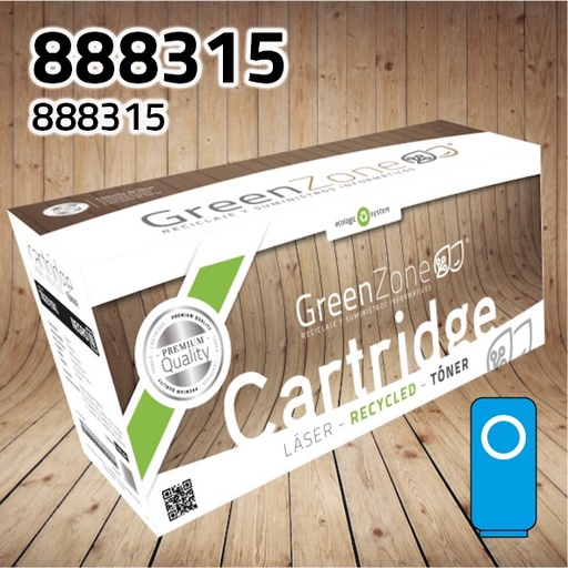 [GRT8315C] Green Zone para Ricoh 888315 Kit Toner Cian (15.000 Copias)
