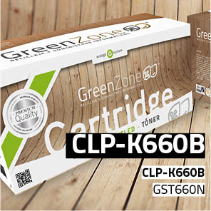 [GST660N] Green Zone para Samsung CLP-K660B Kit Toner Negro (5.500 Copias)