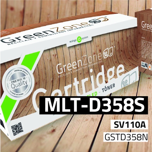 [GSTD358N] Green Zone para Samsung MLT-D358S Kit toner (30.000 Copias)