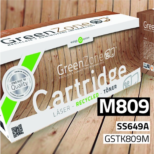 [GSTK809M] Green Zone para Samsung M809 (SS649A) Kit Toner Magenta (15.000 Copias)