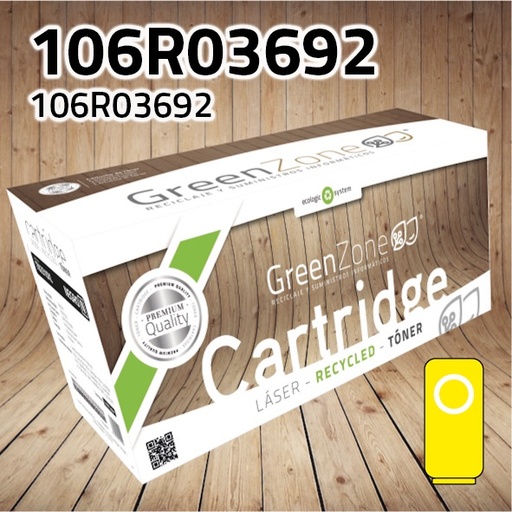 [GXT3692YP] Green Zone para Xerox 106R03692 Kit Toner Amarillo (4.300 Copias) Polimerizado